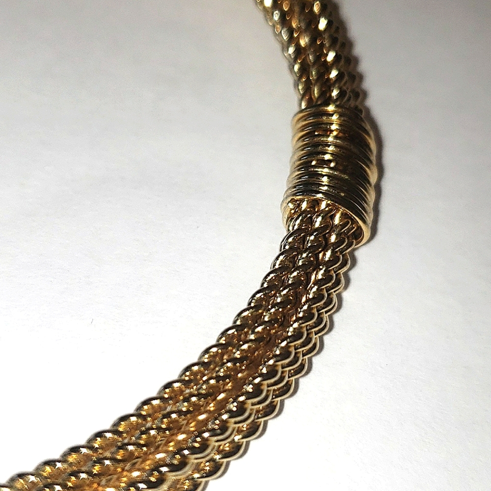 Twisted Rope Bangle Stackable Wrapped Boho Neutra… - image 6